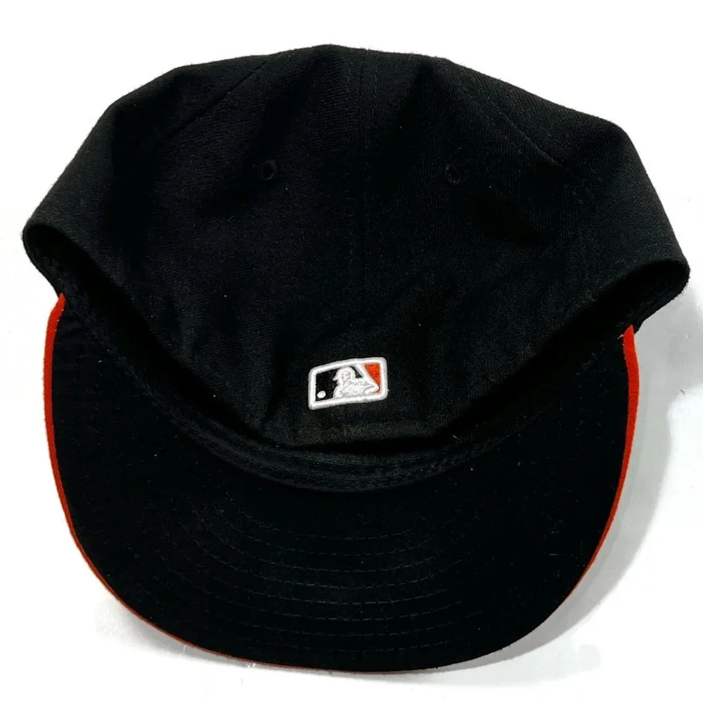 New Era 59Fifty Cap MLB Baltimore Orioles Black On Field‎ Road Fitted 7 1/8 Hat